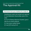The Approval Kit — Stakeholder Map + Alignment Checklist
