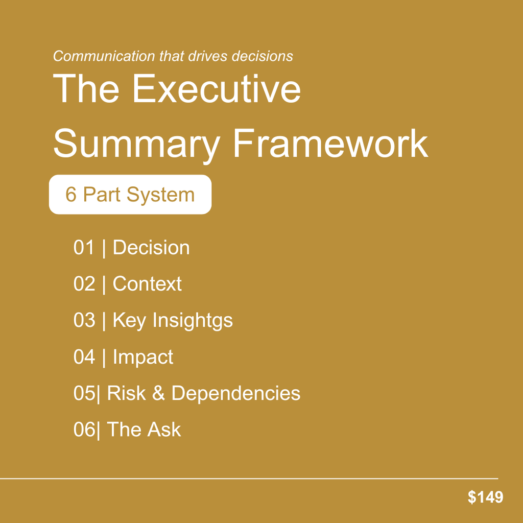 The Executive Summary Framework™