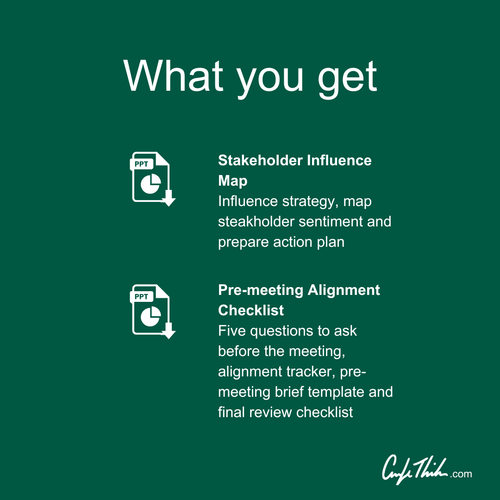 The Approval Kit — Stakeholder Map + Alignment Checklist