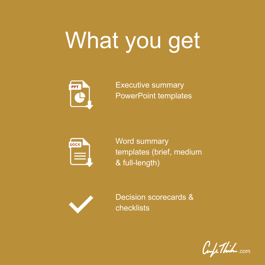 The Executive Summary Framework™