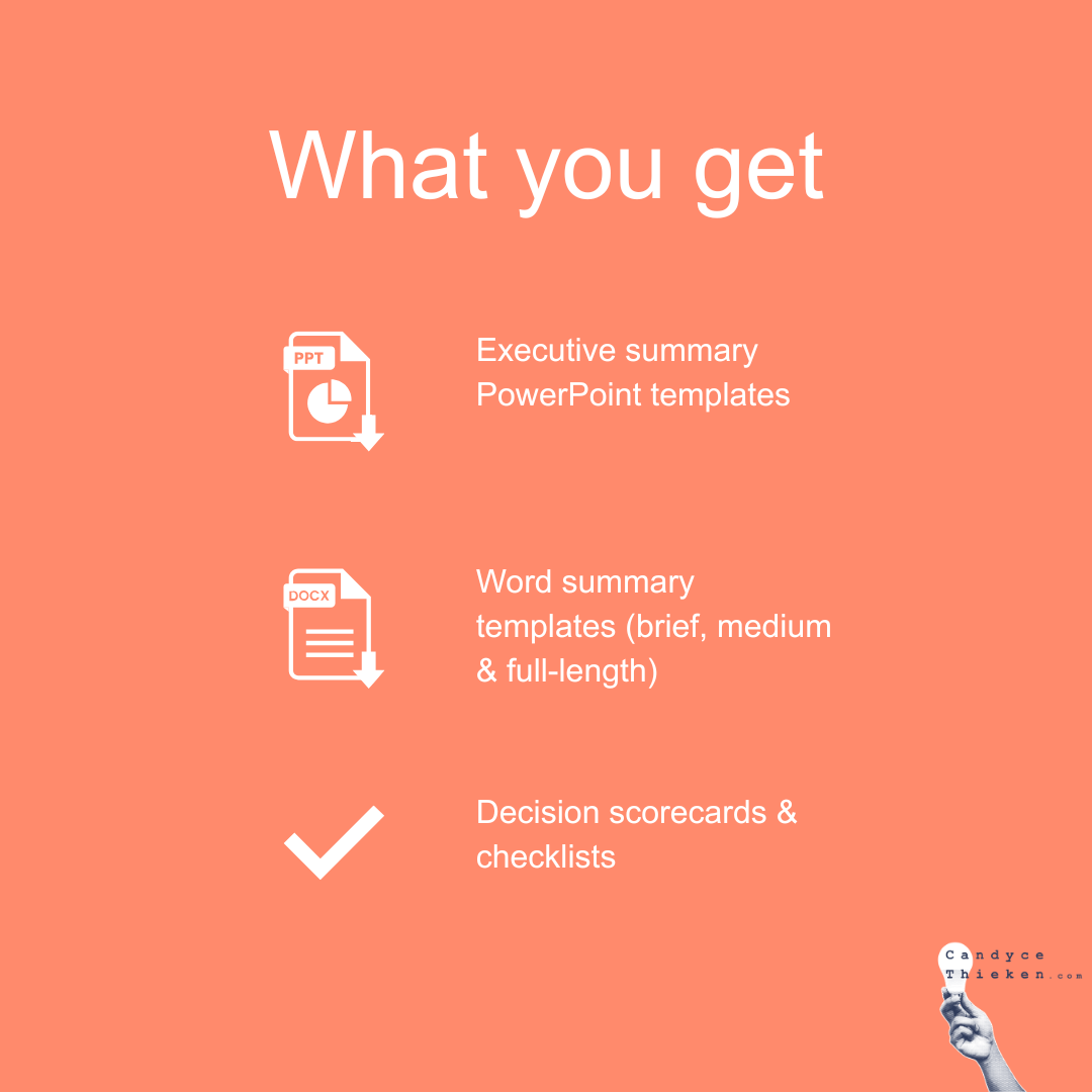 The Executive Summary Framework™