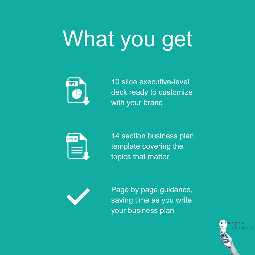 The Business Plan Framework & Deck