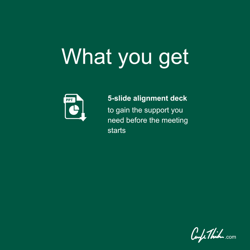 The Pre-Meeting Alignment Checklist