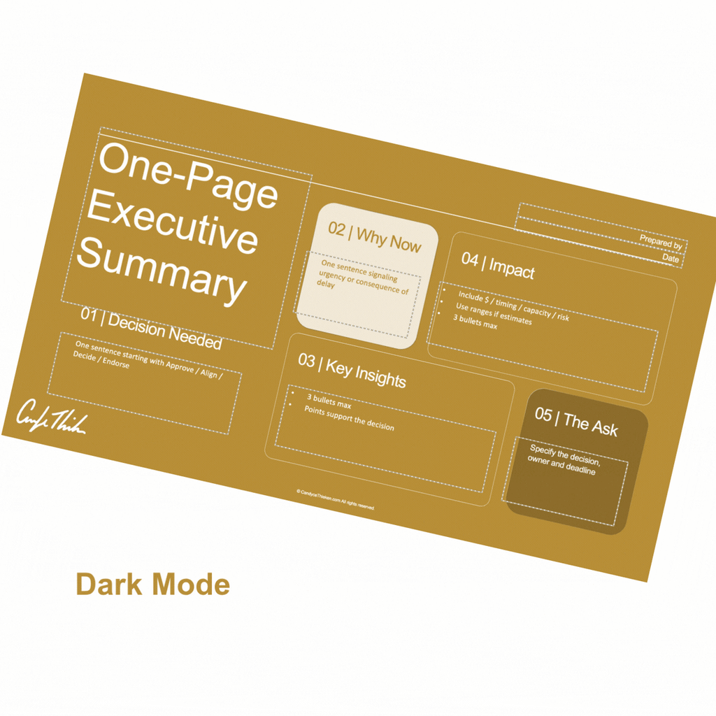Free Download: The One-Page Executive Summary